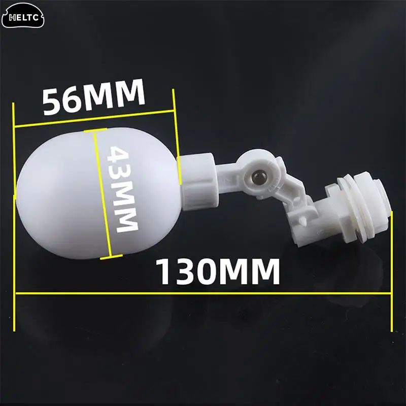 1pcs POM White Inlet Float Valve Adjustable Auto Fill Float Ball Valve Water Control Switch For Water Tower Tank