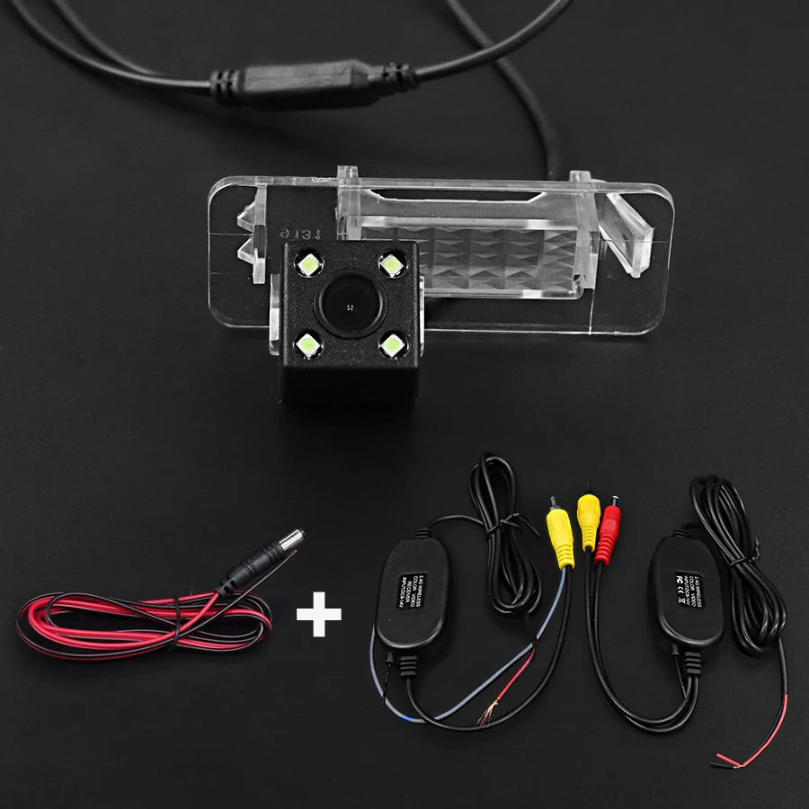 Car CCD 4 LED Night Vision Backup Rear View Camera Parking Assistance Waterproof For Mercedes Benz Smart Fortwo / Smart ED