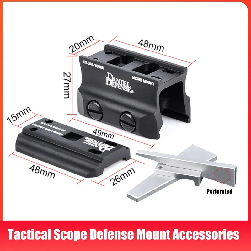 Tactical Daniel Defense Mount Aimpo Micro H1 H2 M5 DD Red Dot Sight Mount Defense Optic Leveler Combo Adjust Tool Toy 