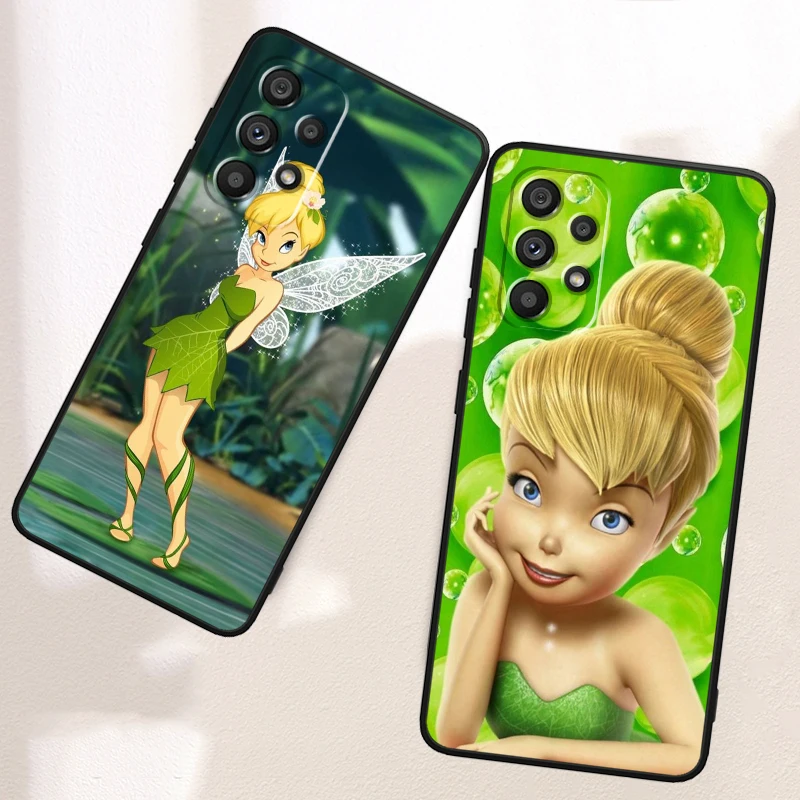 Disney Wonderful Fairy Cute For Samsung A53 A52 A33 A32 A51 A71 A21S A13 A73 A55 A22 A23 A35 A72 A54 A12 5G Black Cover