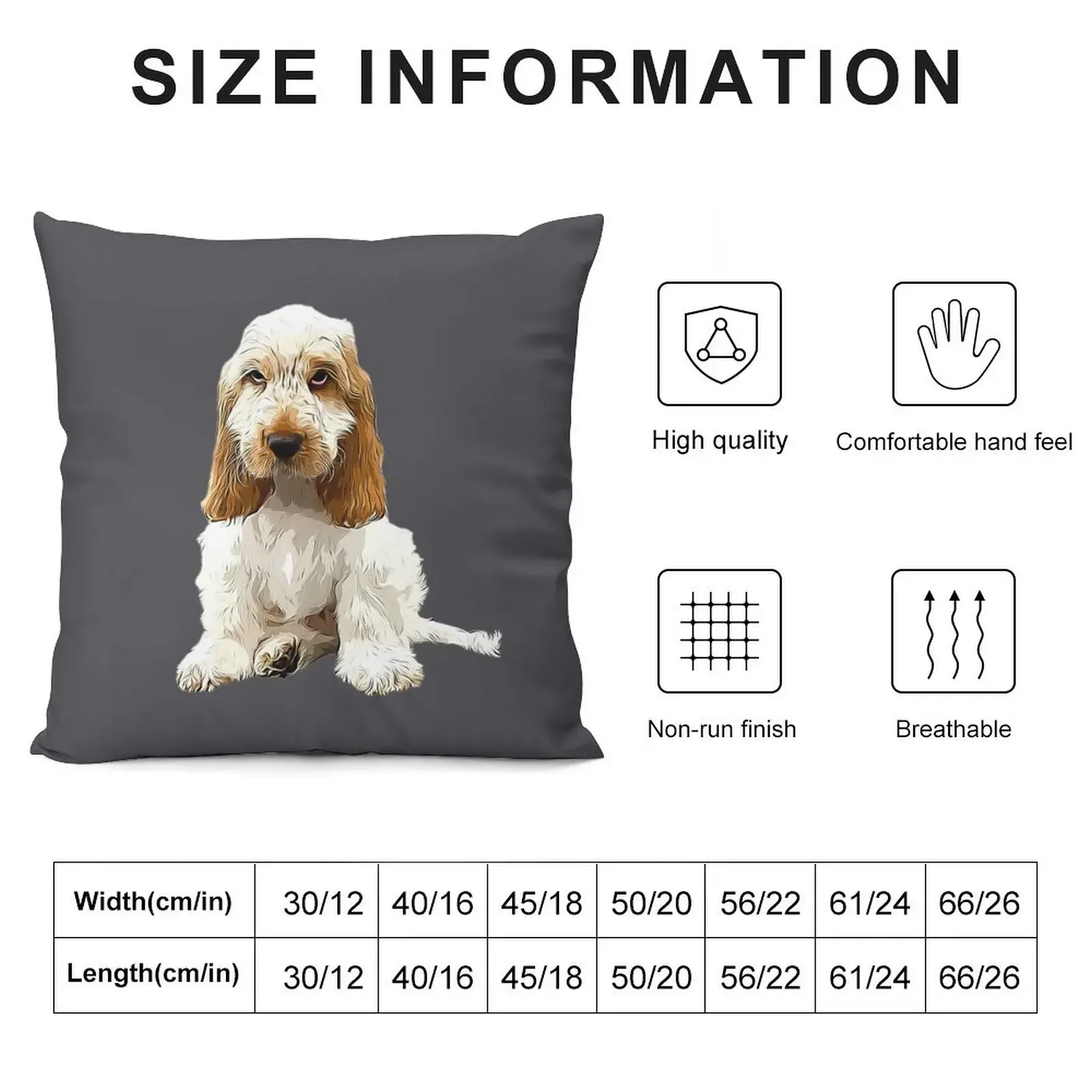 English Cocker Spaniel - Orange Roan Puppy Throw Pillow Custom Cushion Photo Cushion Child pillow