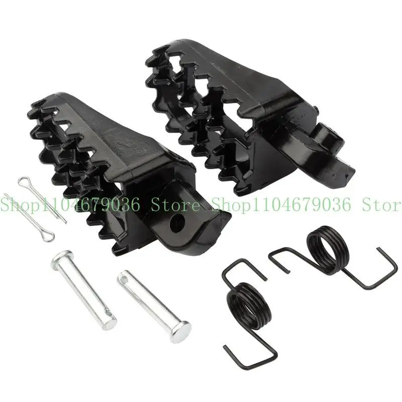652F 2Pcs Non-slip Motorcycle Dirt Bike Footrest Foot Pegs for 50 70 90 110 125cc Taotao PW50 PW80 TW200