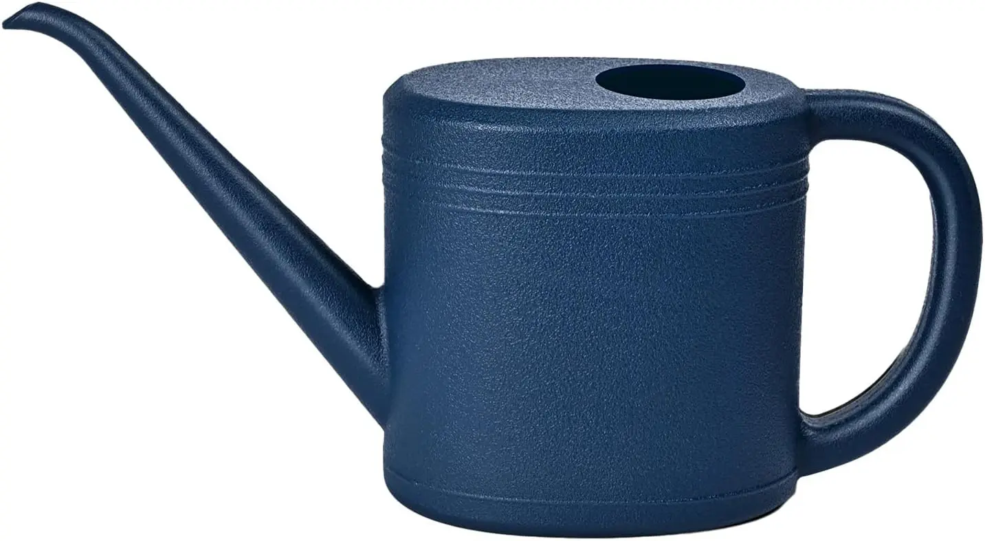 Navy Blue Watering Can 1/4 Gallon for Indoor & Outdoor Plants