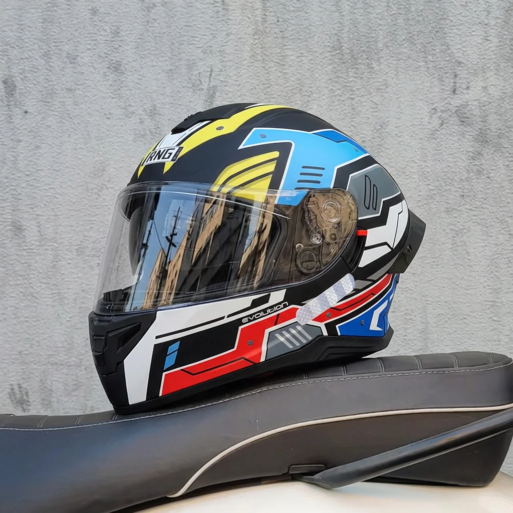 

MRC Professional motorcycle sports flip helmet ABS material modular dual lens full face helmet DOT certification
