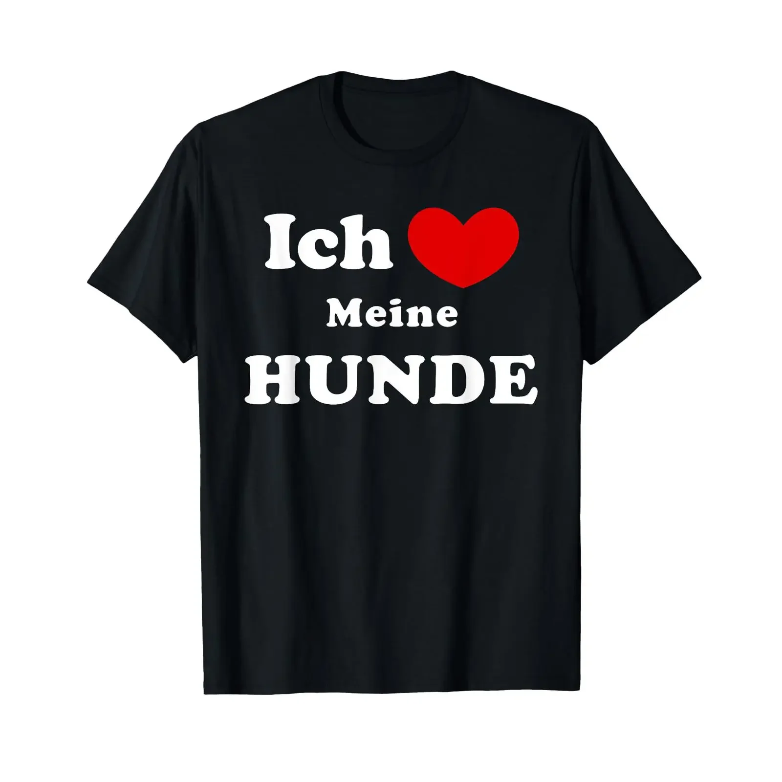 Ich Liebe Meine Hunde German Dogs Love T Shirt vintage Washed Soft Breathable Unisex Top For Everyday Wear Versatile