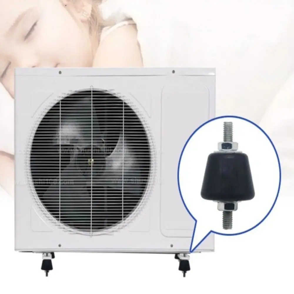 

4Pcs Damper Anti Vibration Rubber Mount Cushion Foot Pad Shock Pad Cushion Absorbing Durable Air Conditioner Bracket Outdoor