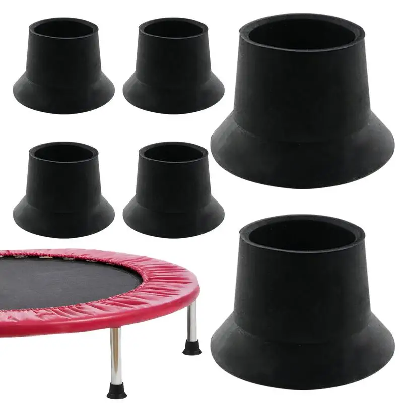 

Trampoline Rubber Feet Covers Set Of 6 Jump Bed Pipe Cover Base Tube Sleeve Accessories Anti-Friction Bounce Bed Parts Noise