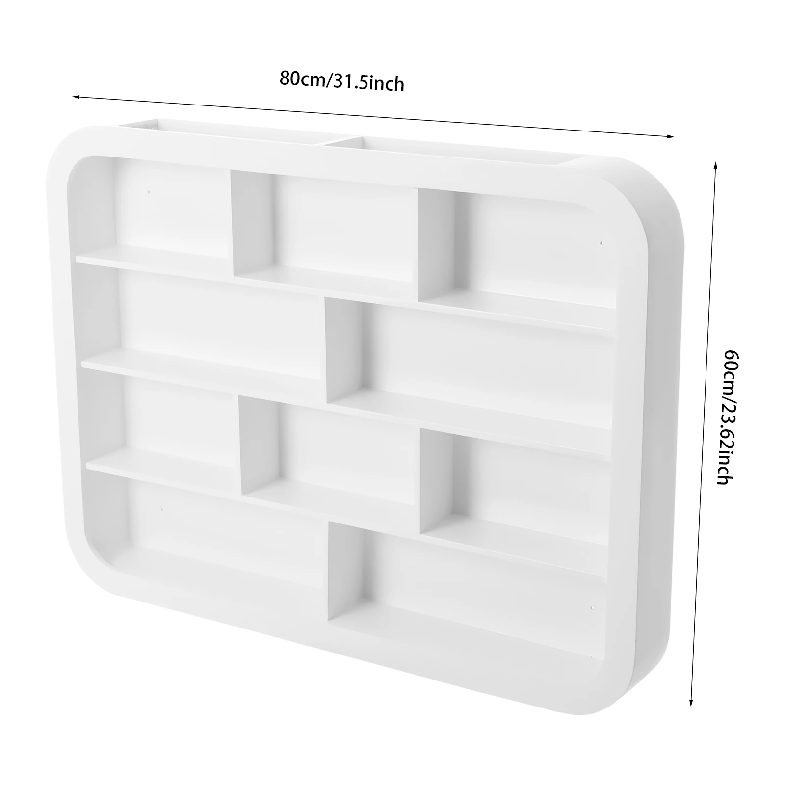 

31,5*23,62 дюйма настенный органайзер для лака для ногтей, подвесная стойка для лака для ногтей, подвесной настенный органайзер для лака для ногтей для маникюрного магазина