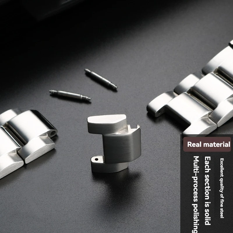 سوار ساعة صلب من الفولاذ المقاوم للصدأ لاستبدال سوار ساعة كاسيو جي شوك GST-B400 المعدني، سلسلة ساعة فولاذية متينة للرجال