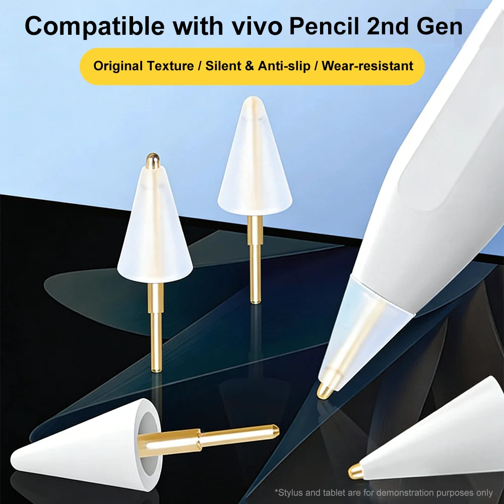 

Replacement Tip for VIVO Pencil 2nd Generation High Sensitivity Silent Stylus Nib Precise Writing And Drawing On Digital Devices