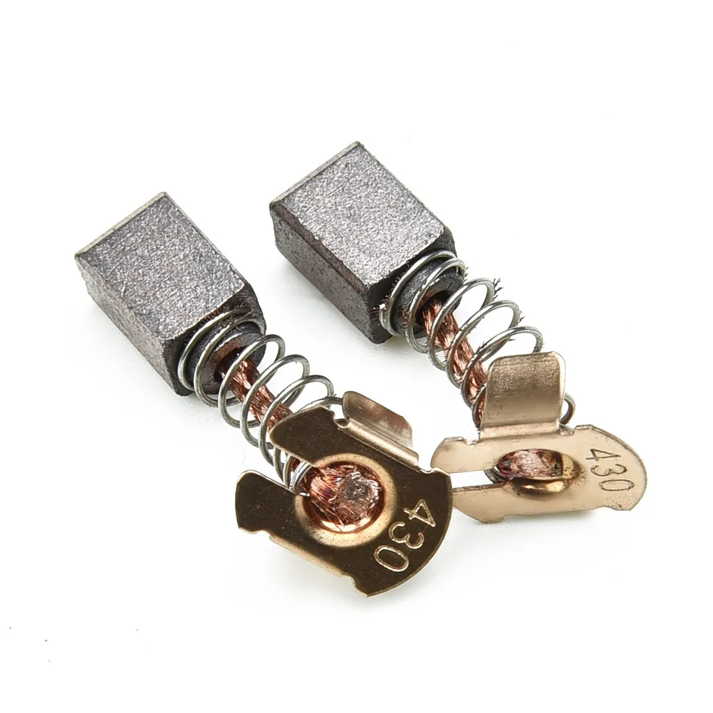 

Accessories Carbon Brushes Carbon brushes Tools Workshop Equipment For 18V Angle Grinder For CB-430 GA400 Wear Resistance