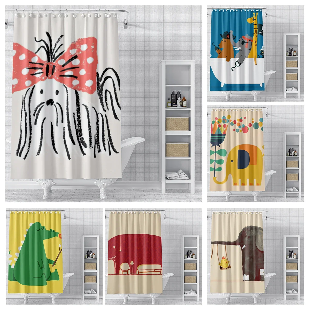 home shower curtains for bathroom waterproof fabric Modern Nordic style bathroom Curtains modern shower curtain 180x200 240x180