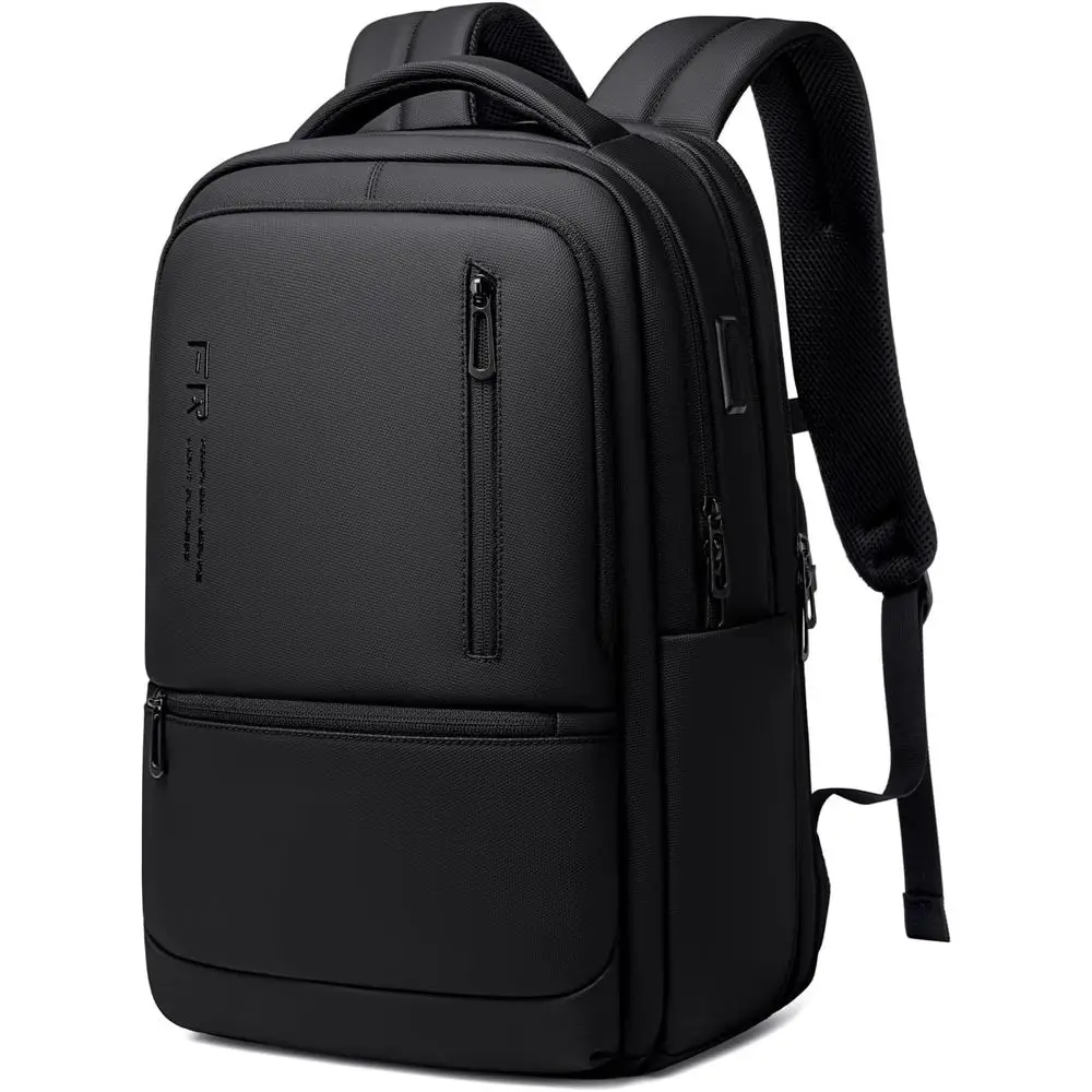 

Expandable 15.6 Travel Laptop Backpack with USB Port, Water-Resistant Men's Bag