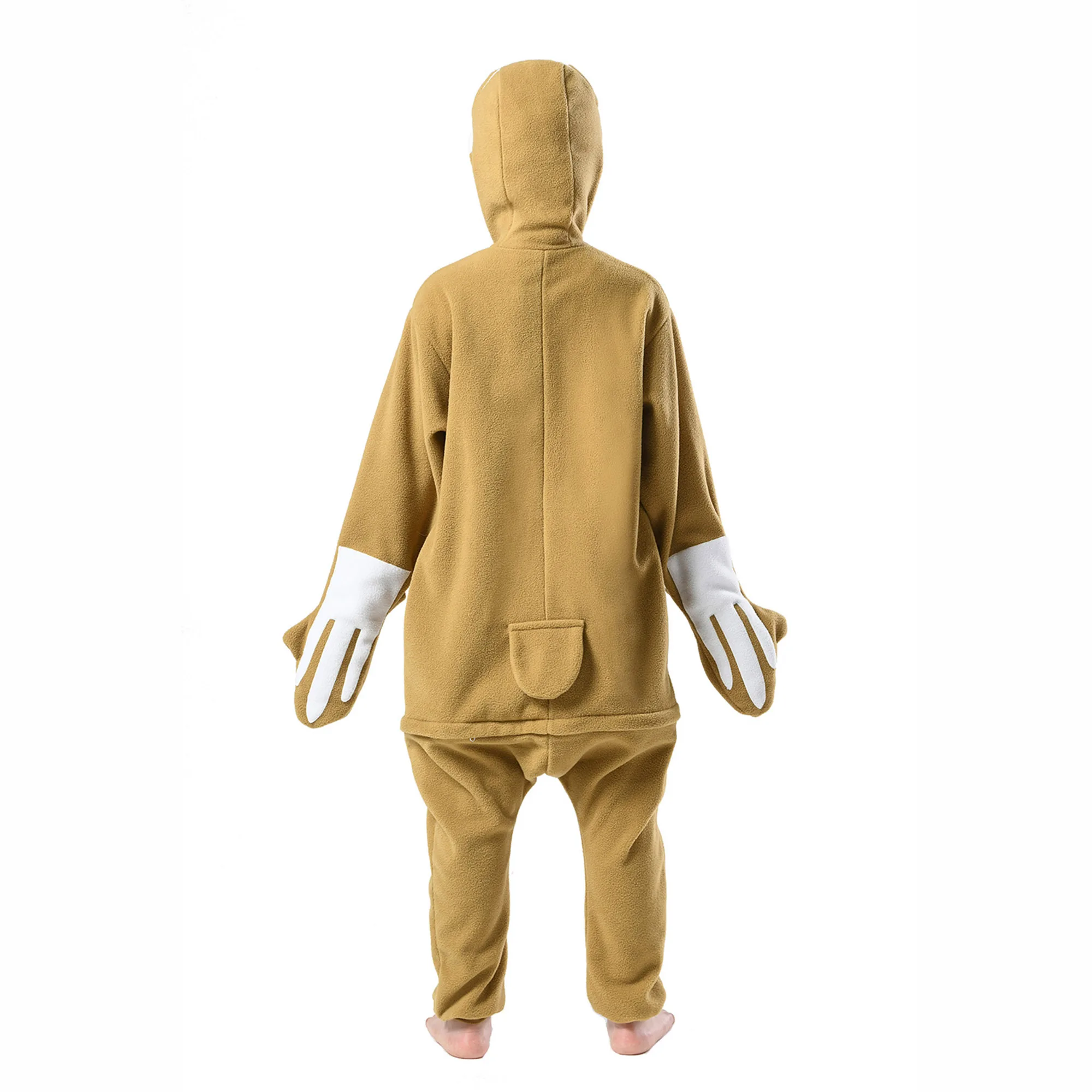 Pyjama paresseux à capuche pour enfants, combinaison cosplay animal, vêtements d'intérieur doux, costume d'Halloween et de Noël, garçons et filles, 1 pièce, hiver