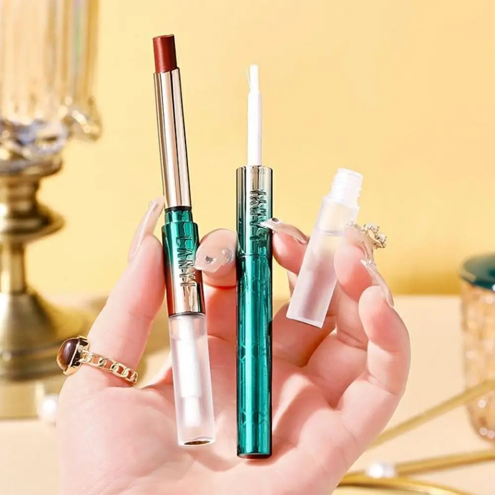 

2in1 Watery Lipstick Anti Drying Waterproof Moisturizing Lip Stick Non-stick Cup Multifunctional Lip Gloss Women