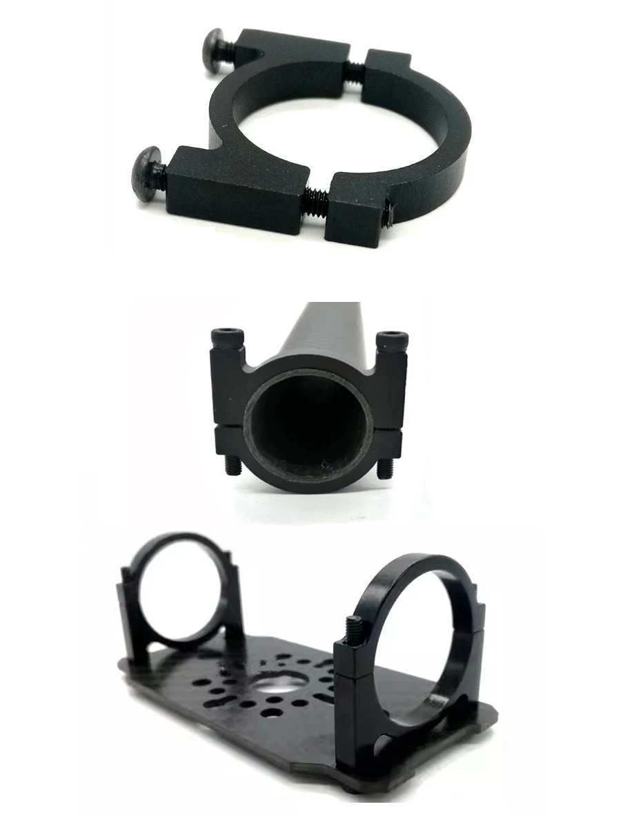 4 Stuks Bewerking Aluminium Buisklem Voor 16 Mm 20 Mm 22 Mm 25 Mm 30 Mm Carbon buis Verbinding Meerassige Drone Frame Verbinding - afbeelding 2