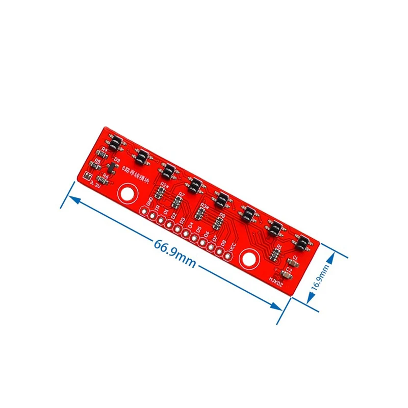 Tracking Module Infrared Detection Sensor Module DIY For Arduino 8-Channel Infrared Detector Hunt Module 8bit Sensor Module