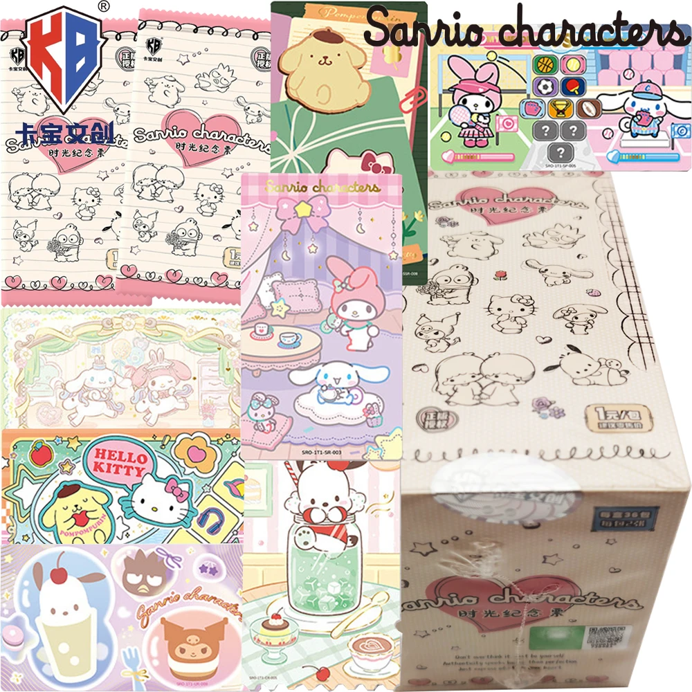 

New Official Kabao Sanrio Collection Card for Kids Famous Popular Cartoon Characters Unique Craft Design Cards Birthday Gifts