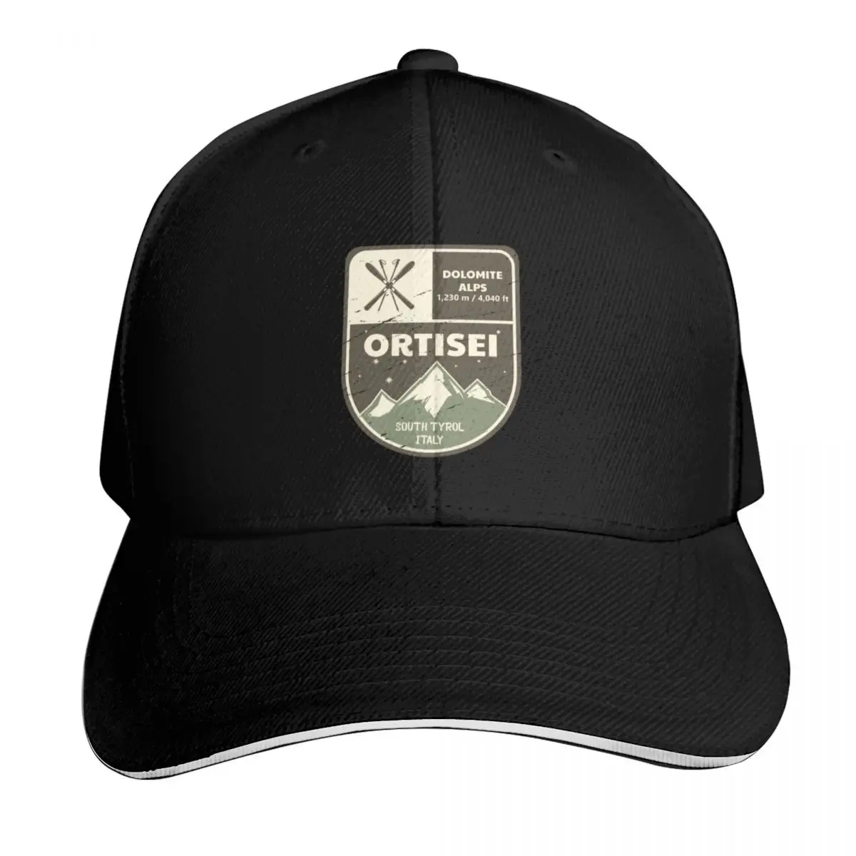 Ortisei Dolomites Italy Baseball Cap Rave derby hat Fashion Beach cute Women's Beach Men's