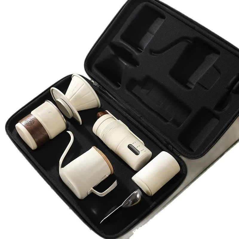 

Hand brewed coffee set Outdoor camping coffee equipment Portable travel coffee maker Hand grinder