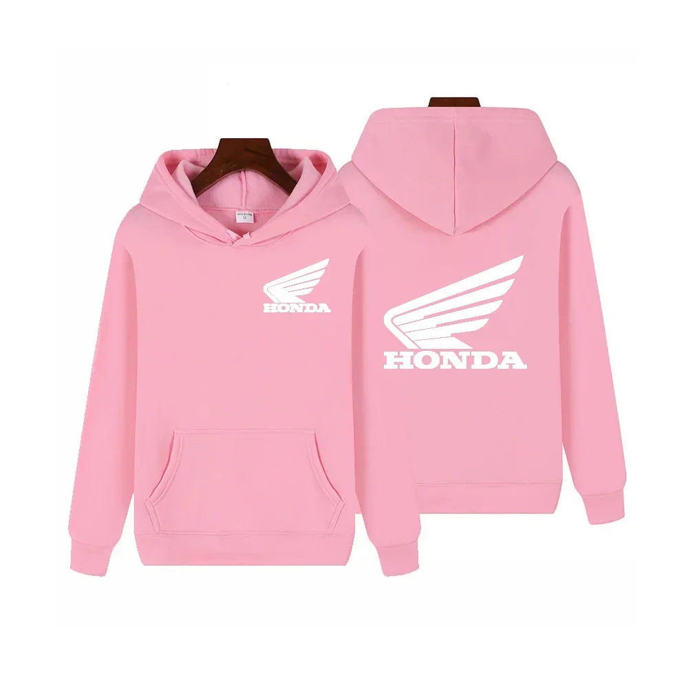 Honda logotipo impressão hoodie masculino feminino casual na moda moletom clássico ao ar livre correndo honda roupas esportivas streetwear com capuz