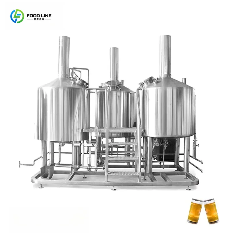 Customized Standard Steel Micro Beer Brewery Equipment 50L Up To 2000L Brewing Line
