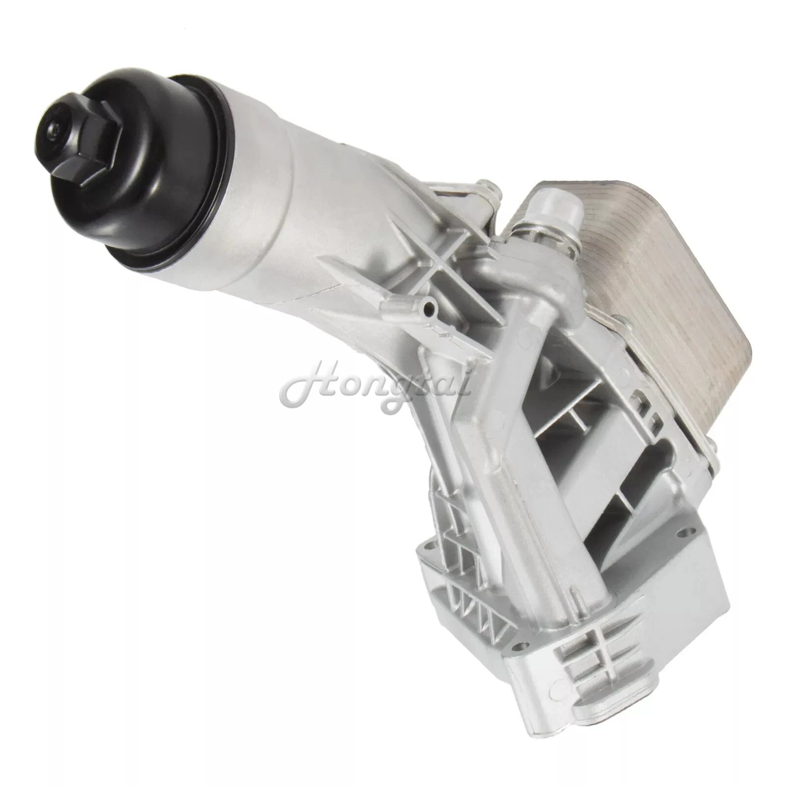 11428596283 Aluminum Engine Oil Filter Adapter Housing For 2017-2020 BMW 330i 430i 530e 530i Aluminum Engine Oil Filter Housing