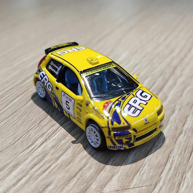 1:87 Simulated Model Cars For Punto Rally (2003) Racing Limited Edition Resin Classic Car Model For Collection Decoration Toy