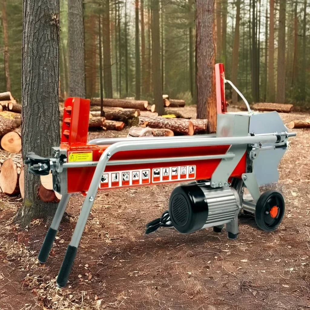 8t Hydraulic Log Splitter Small Fast Log Splitter Home Mini Electric Wood Splitter