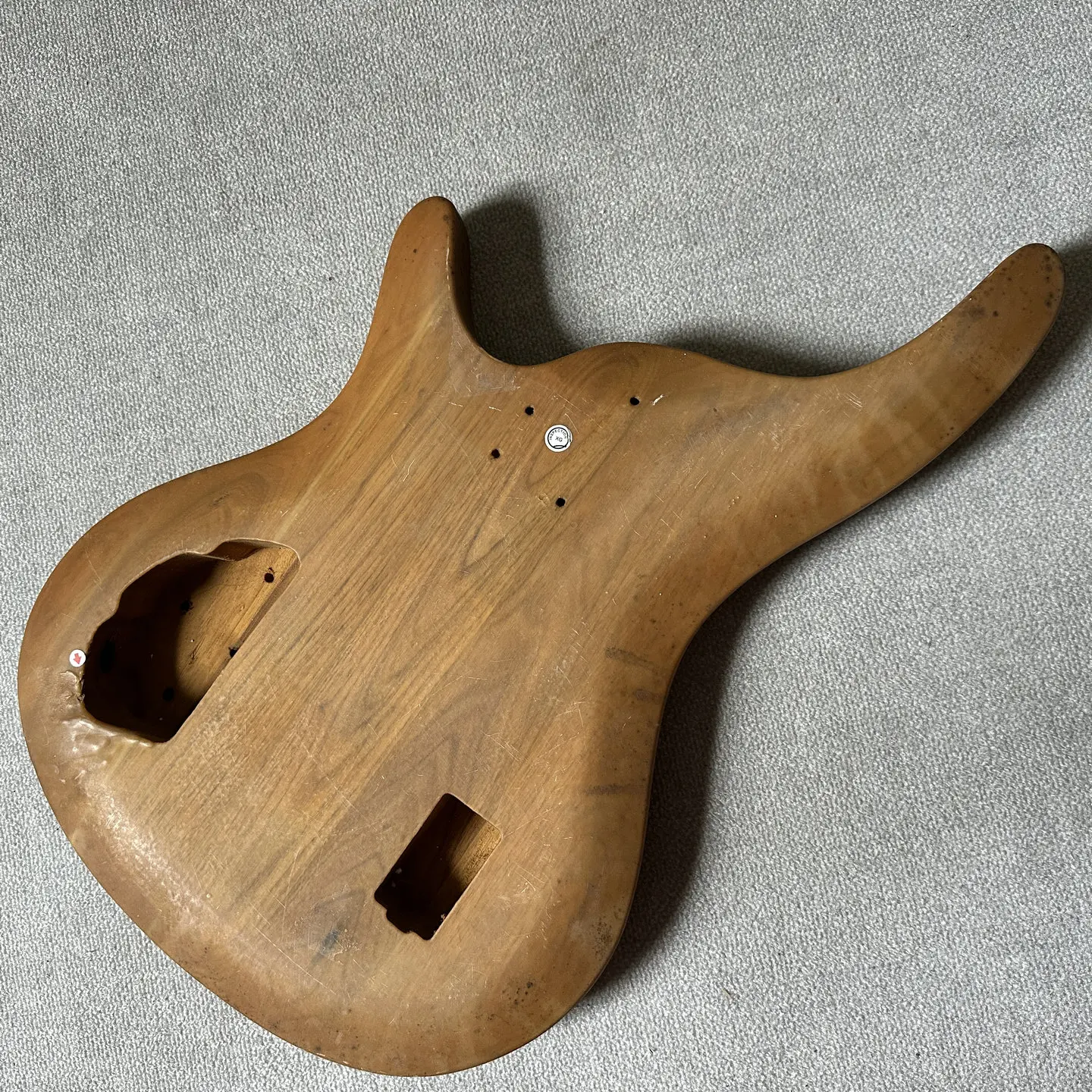 LB649 Natural Color Solid Wood Electric Bass Body 4 String Right Hand HH Pickups Custom Order DIY Replace Parts - view 6