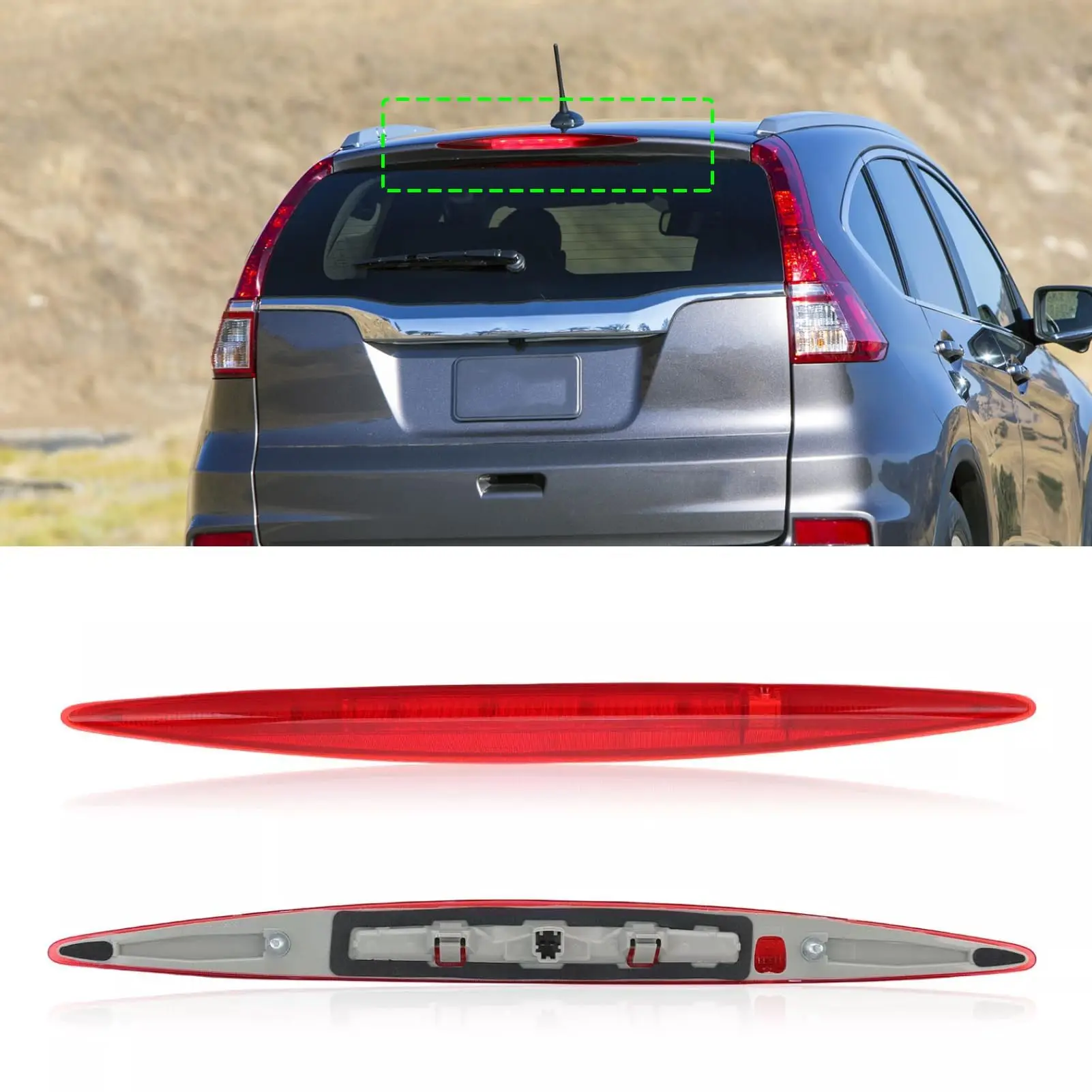 White Red Color High Mounted Stop Light For HONDA CRV CR-V 2012 2013 2014 2015 2016 Third Addtional Brake Lamp Car Accessories