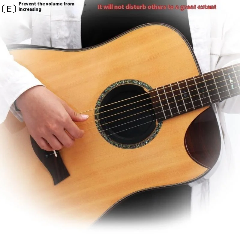 〔E〕1/2Pcs Silicone Classic Guitar Buster Sound Hole Cover Guitar Noise Reduction Guitar Accessories Buffer Block Stop Plug Parts