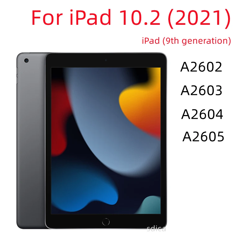 For IPad 10.2 (9th Generation) 2021 Tablet Clear Tempered Glass Screen Protector 10.2