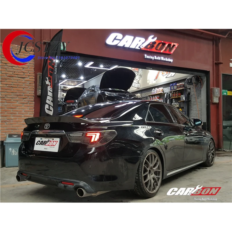 For TOYOTA Mark X Spoiler 2010 2011 2012 2013 2014 2015 2016 2017 2018 REIZ Spoiler High Quality Carbon Fiber Rear Trunk Spoiler