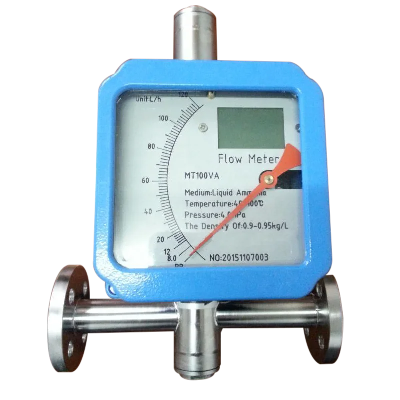 Variable Area Liquid Caustic Soda Flow Meter Vs Rotameter Roots Type Rotors Mechanical Flow Meter Metal Flowmeter 0- 40 Gpm