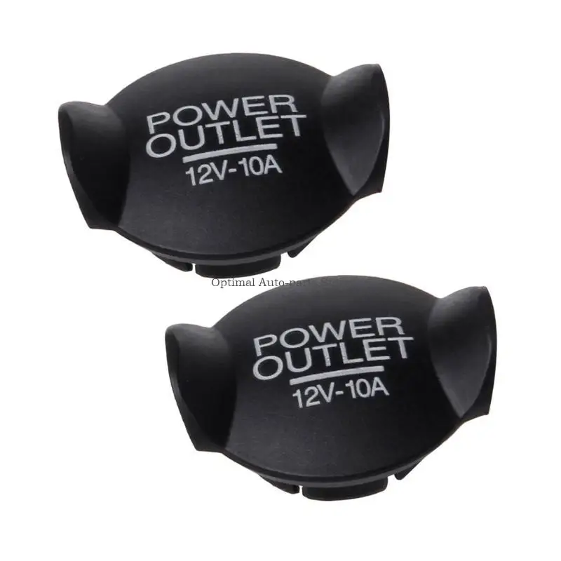 

2Pcs 12V Power Socket Plug Cover Universal Car Outlet Cover