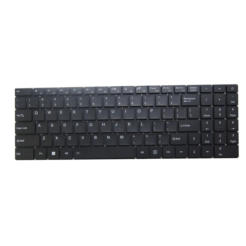 Laptop Keyboard For MB3301077 F0007-077 Black United States US With Backlit