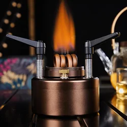 Camping Self-pressurized Alcohol Stove Picnic Stove Outdoor Portable Gasification Cassette Burner Boiled Tea Camping Supplies