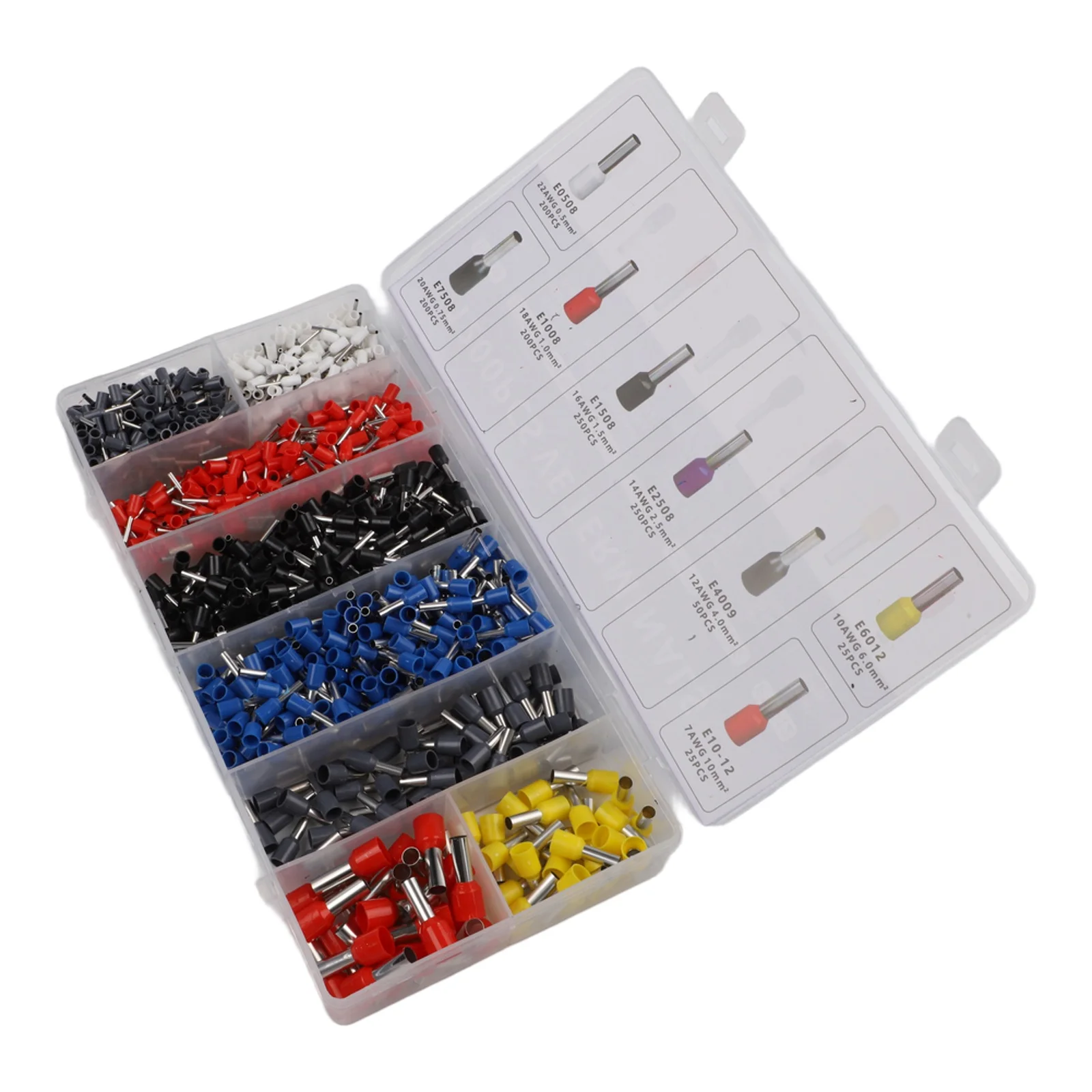 Electrical Connectors Crimp Terminals Electrician Tools Color-Coded Boxes Quick Wiring Completion Insulation