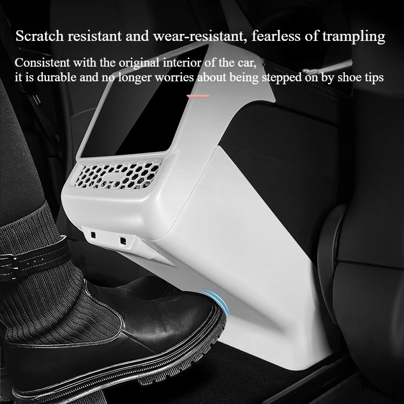 إطار منفذ الهواء الخلفي لطراز تسلا 3 +/موديل Y Juniper 2025 غطاء الشاشة الخلفي فتحة التهوية الخلفية ملحقات الغطاء الواقي