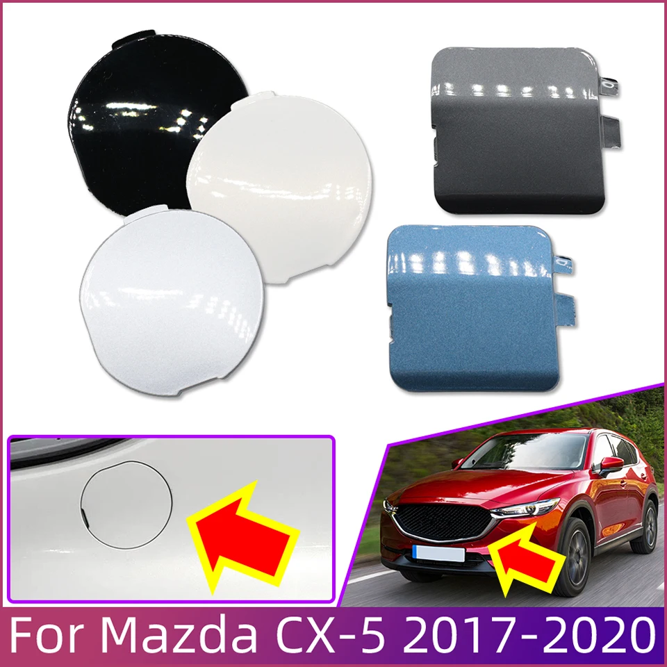Auto Front Rear Bumper Tow Hook Eye Cover Lid For Mazda CX5 CX-5 KE 2017 2018 2019 2020 Towing Hooking Hauling Cap Painted Trim