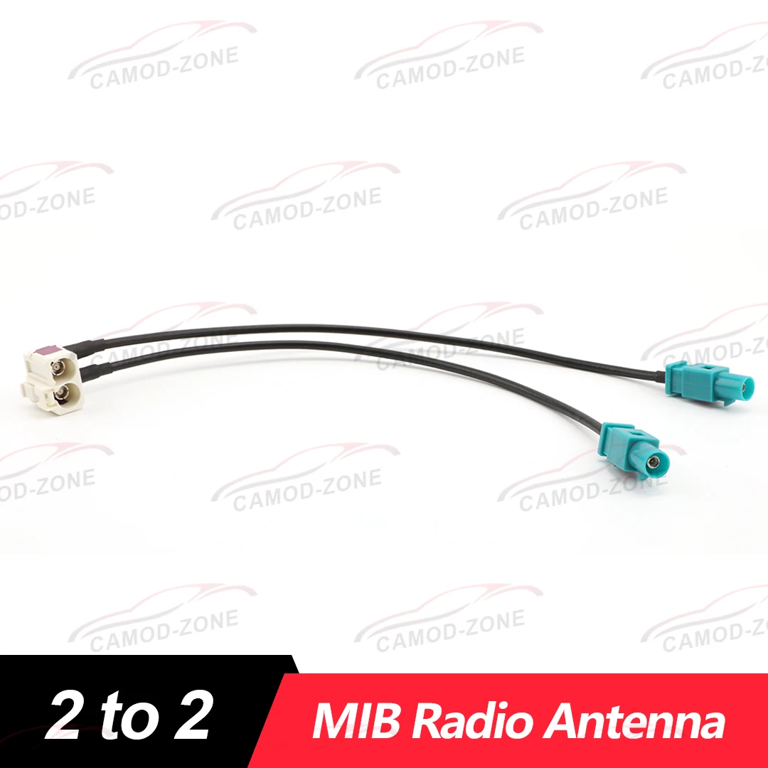 MIB Radio Antenna Cable for VW JETTA Golf MK5 MK6 Passat B5 B6 CC TIGUAN RCD510 RNS510 RCD310 RCD330 RCD360 RCD410 RCD440 MQB280