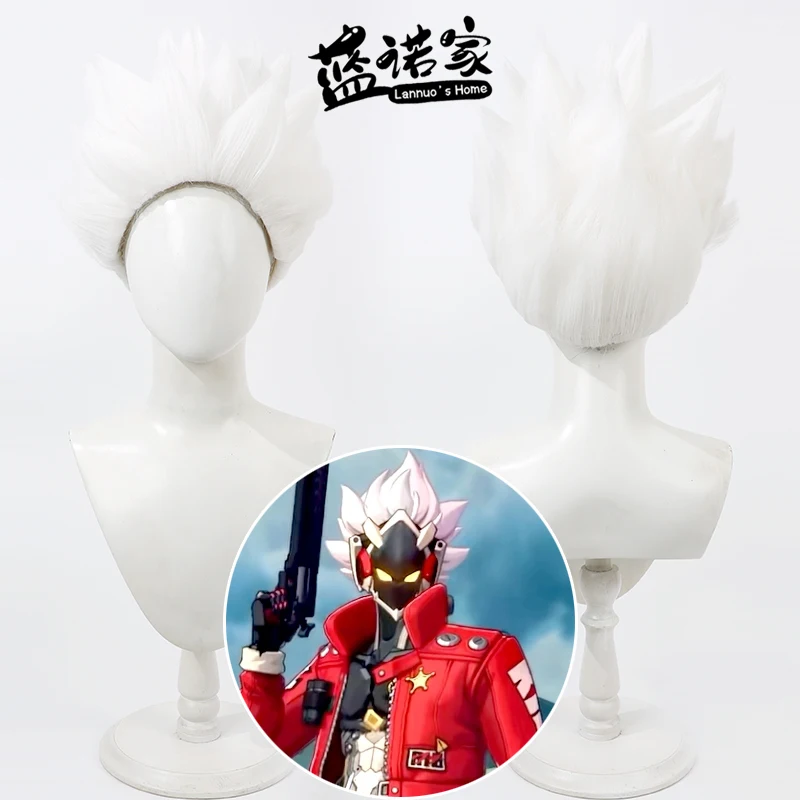 Game Zenless Zone Zero Billy the Kid Cosplay Pruik Cosplay Hittebestendig Synthetisch Haar Halloween Party Rollenspel