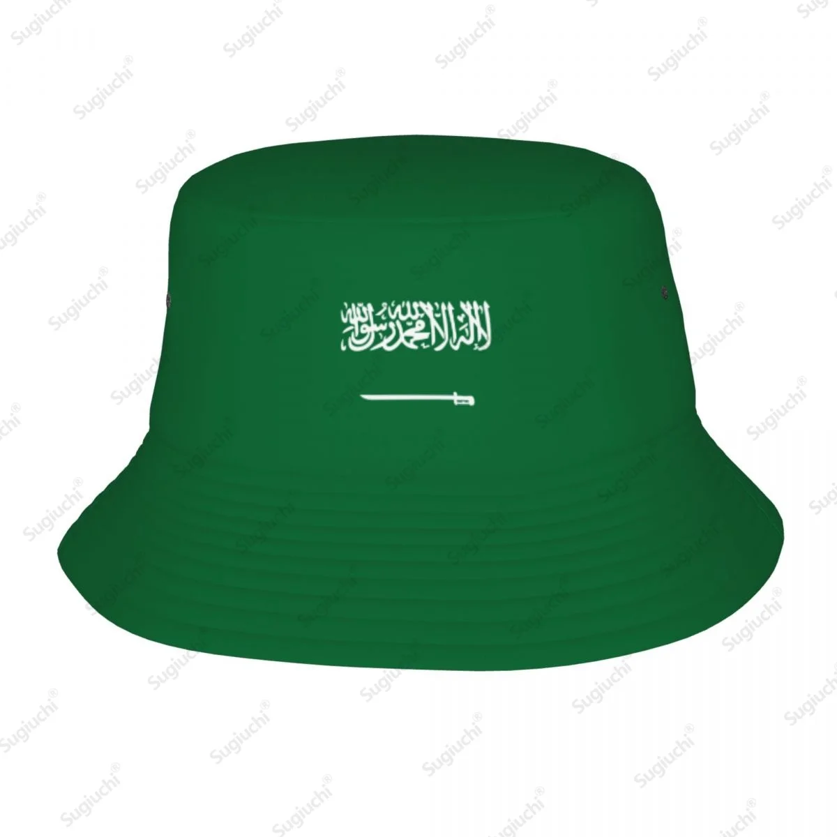 

2025 Saudi Arabia 3D Flag Men Women Bucket Hat Outdoor Sun Protection Cap Breathable Mesh For Fisherman Camping Hiking