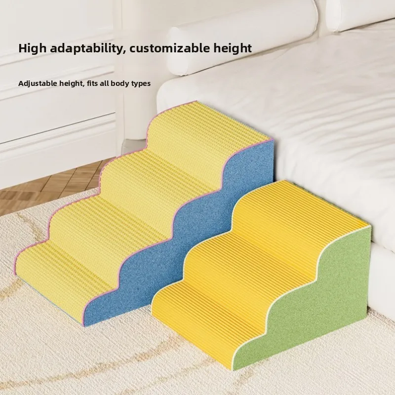 

Pet Staircase Dog Steps Small Dog Bed Climbing Ladder Climbing Tower Detachable Waable Pet Supplies for Dogs And s