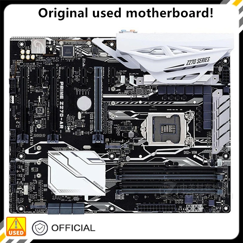 

For PRIME Z270-AR Original Used Desktop Intel Z270 64GB DDR4 Motherboard LGA 1151 i7/i5/i3 USB3.0 SATA3