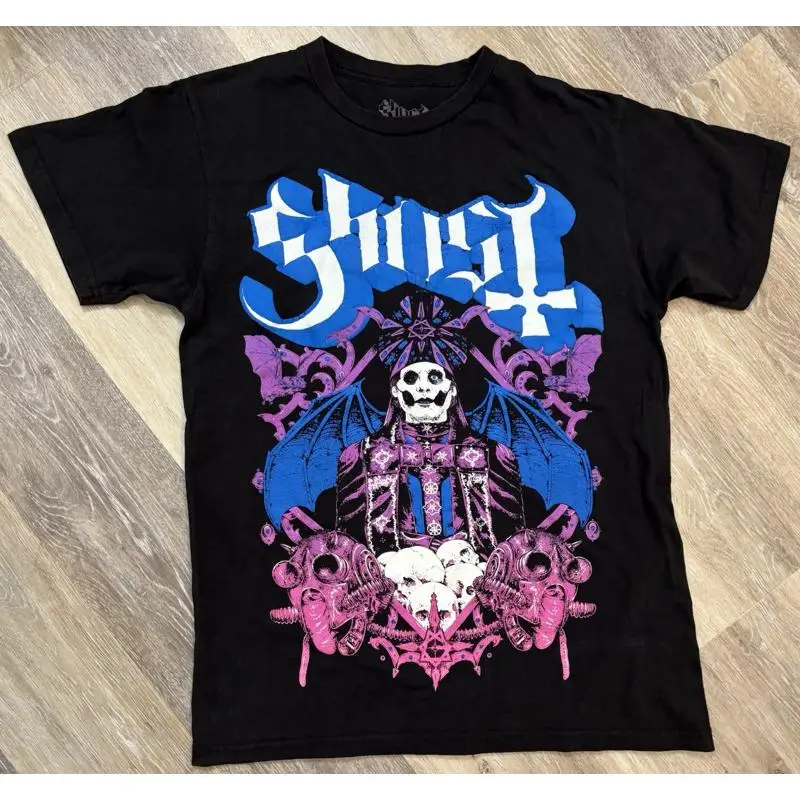 Ghost Papa Emeritus IV Bat Wings T-Shirt Size Large *Read Description*