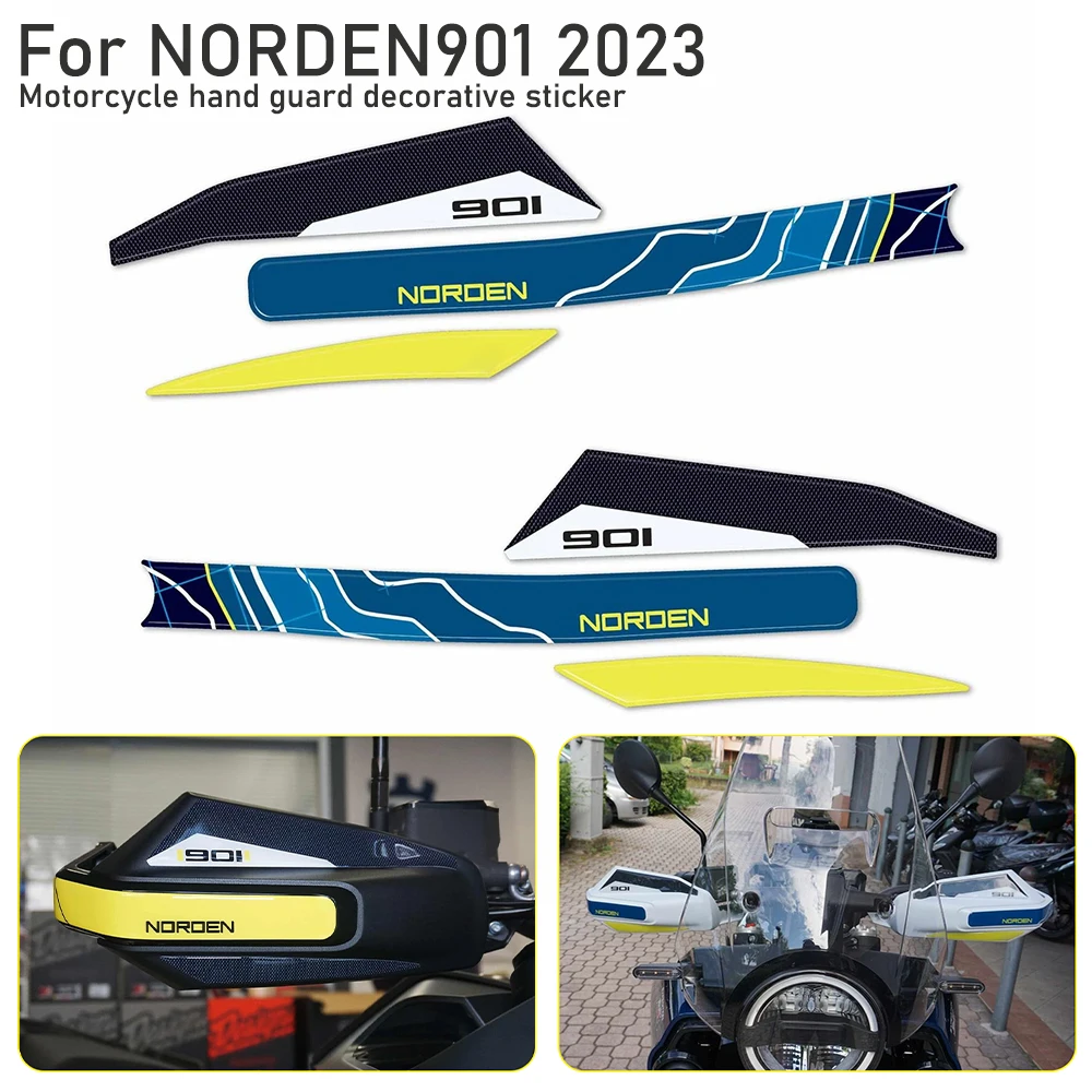 

Motorcycle handguard 3D decorative sticker motorcycle sports elegant sticker For Husqvarna Norden 901 2023