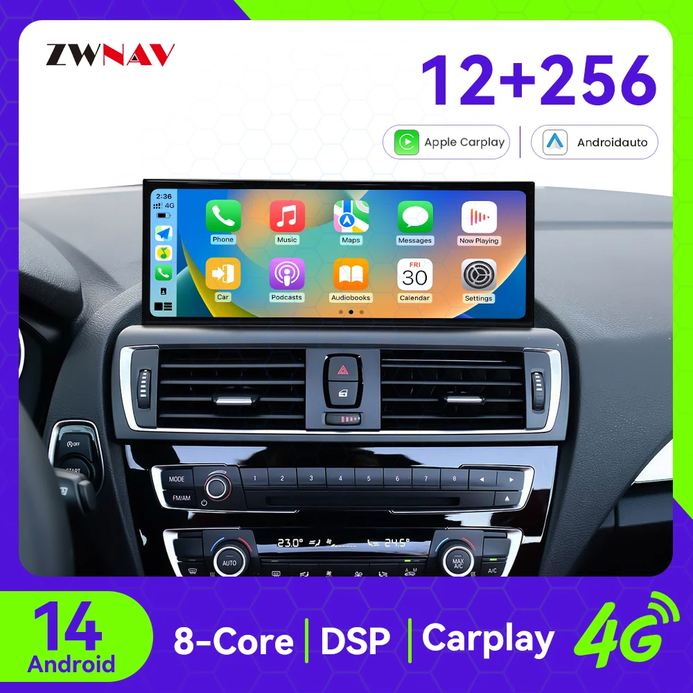 Qualcomm 680 15.8 Inch Android13 Carplay For BMW 2 Series F22 F23 F45 Car Multimedia Player GPS Navigation Auto Radio Head Unit