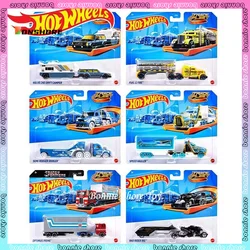 Hot Wheels Transformers Transport fleet car model 1/64 Volvo fuel tank car speed hauler modelli di auto boy collection friends gift